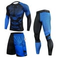 thumbnail image 1 of Giftesty Womens Pants Clearance!Men's Leisure Sports Fitness Clothing Cycling Clothing Basketball Clothing Three-piece Quick-drying Long-sleeved Trousers, 1 of 3