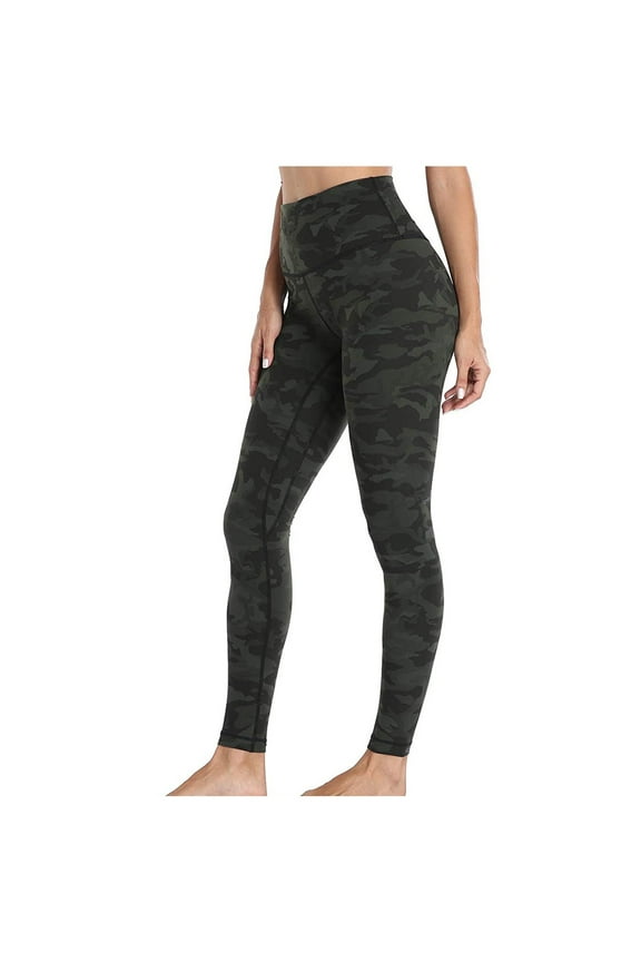 Womens Pants Clearance!Women's High Waist Printed Tight Fitness Yoga Pants Nude Hidden Pants