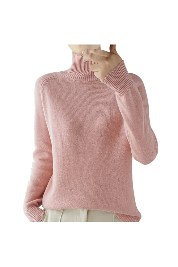 Womens Shirts Women's Fashion R-Neck Long Sleeve Loose Solid Color Blouse Sizes S-XXL