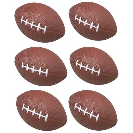 Giftexpress Brown Mini Football Stress Balls Party Favors, 12 Count