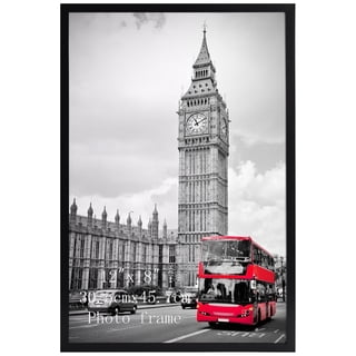 Giftgarden 12x18 Poster Frame Display 12 x 18 Inch Photo Picture Frame for Wall, Black, 1 Pack