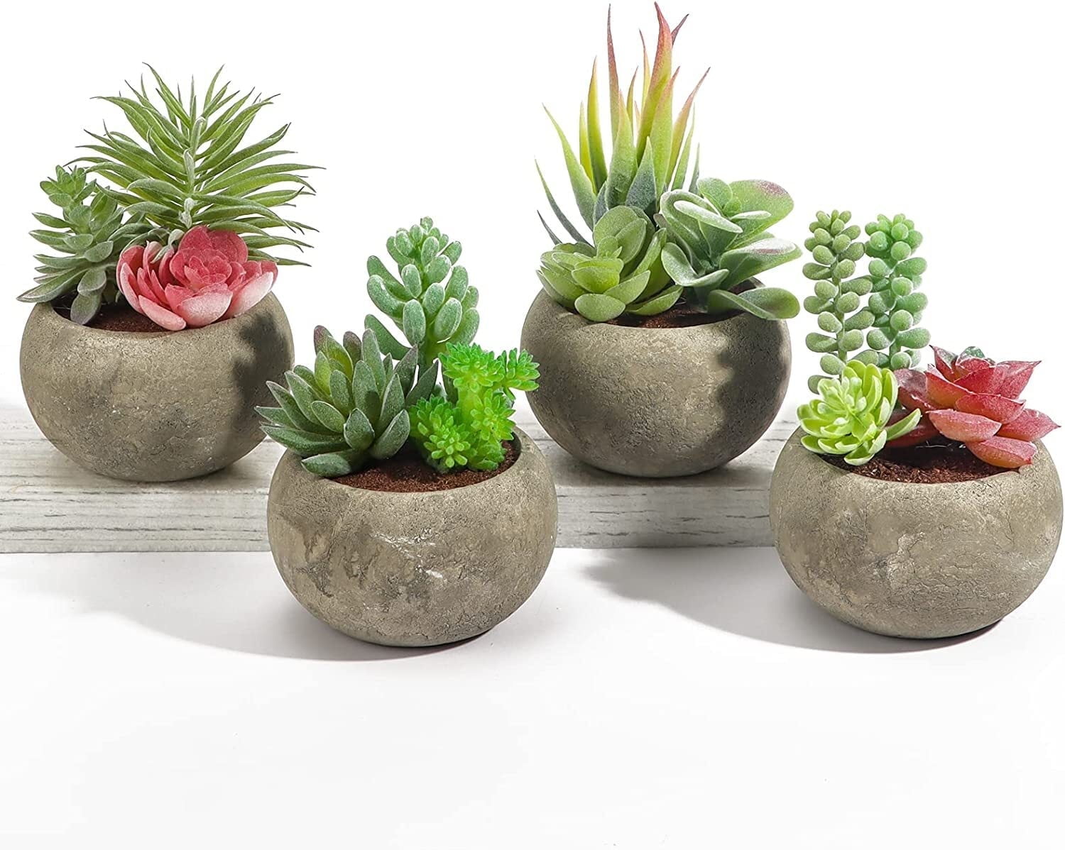 Mini Artificial Succulent Plant Fake Floral Garden Plastic Desert Decor Gift Mini Artificial Succulent Plant Fake Floral Garden Plastic Desert Decor Gift