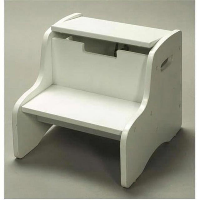 Giftmark 2020W Storage Step Stools- White