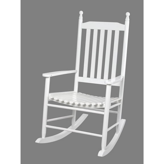Giftmark 3400W Adult Tall Back Rocking Chair White