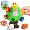 thumbnail image 1 of Gifts for 1-5 Year Old Boys, Farm Animal Learning Toy for Toddlers 1-6, Forest Animal Montessori Toys for Girls 2-5, Sensory Easter Birthday Gifts for Boys, 1 of 7