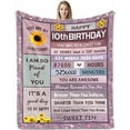 thumbnail image 1 of Gifts for 10 Year Old Girl, 10 Year Old Girl Gift Ideas, 10th Birthday Decorations for Girl Boys, 10th Birthday Gifts for Girls, Best 10 Year Old Girl Birthday Gifts Blanket, 1 of 7