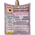 thumbnail image 1 of Gifts for 10 Year Old Girl, 10 Year Old Girl Gift Ideas, 10th Birthday Decorations for Girl Boys, 10th Birthday Gifts for Girls, Best 10 Year Old Girl Birthday Gifts Blanket 50"x60", 1 of 7