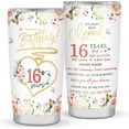 thumbnail image 1 of Gifts for 16 Year Old Girl, Sweet 16 Gifts Tumbler 20oz With Lid, 16th Birthday Gifts for Girls,16 Year Old Girl Birthday Gift Ideas, 16th Birthday Decorations for Girls, 1 of 5