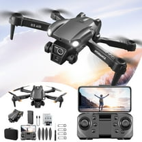 Gifts for 17 Year Old Boy, Drone with 1080P FPV Camera Remote Control Toys Gifts for Boys Girls with Altitude Hold Headless Speed Adjustment, Black, One Size