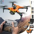 thumbnail image 1 of Gifts for 17 Year Old Boy, GPS Drone with 5.9 Inch Screen Remote Control Brushless Motor and Cool Lights Drones 5G Rc Quadcopter Altitude Hold Obstacle Avoidance for Kids Adults, C, One Size, 1 of 9