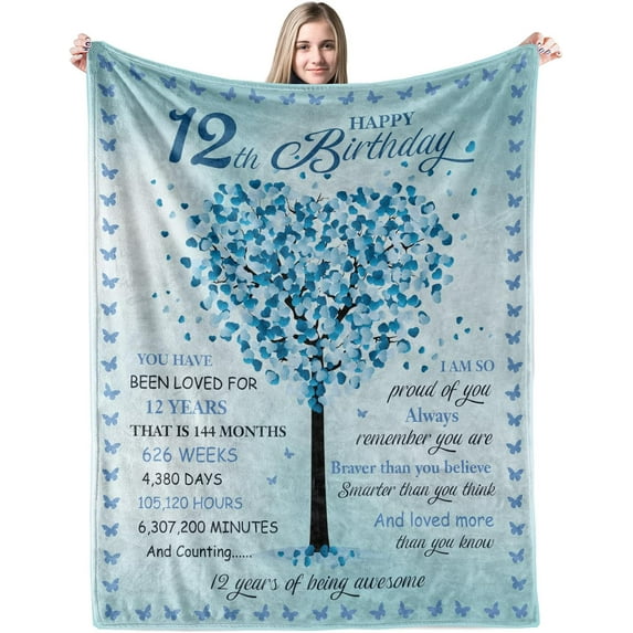 Gifts for 18 Year Old Girl 18 Year Old Girl Birthday Gifts Ideas from Parents Grandparents Sister Friends 18th Birthday Decorations Blanket for Girl 50" x 60"