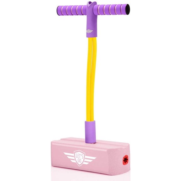 Gifts for 3-12 Year Old Boys Girls, Foam Pogo Jumper for Kids Fun Toys for Kids 5-7 Pogo Stick for Kids Cool Toys for Autistic Fun Sports Games for Kids Outdoor Toys Presents for Girls, Pink
