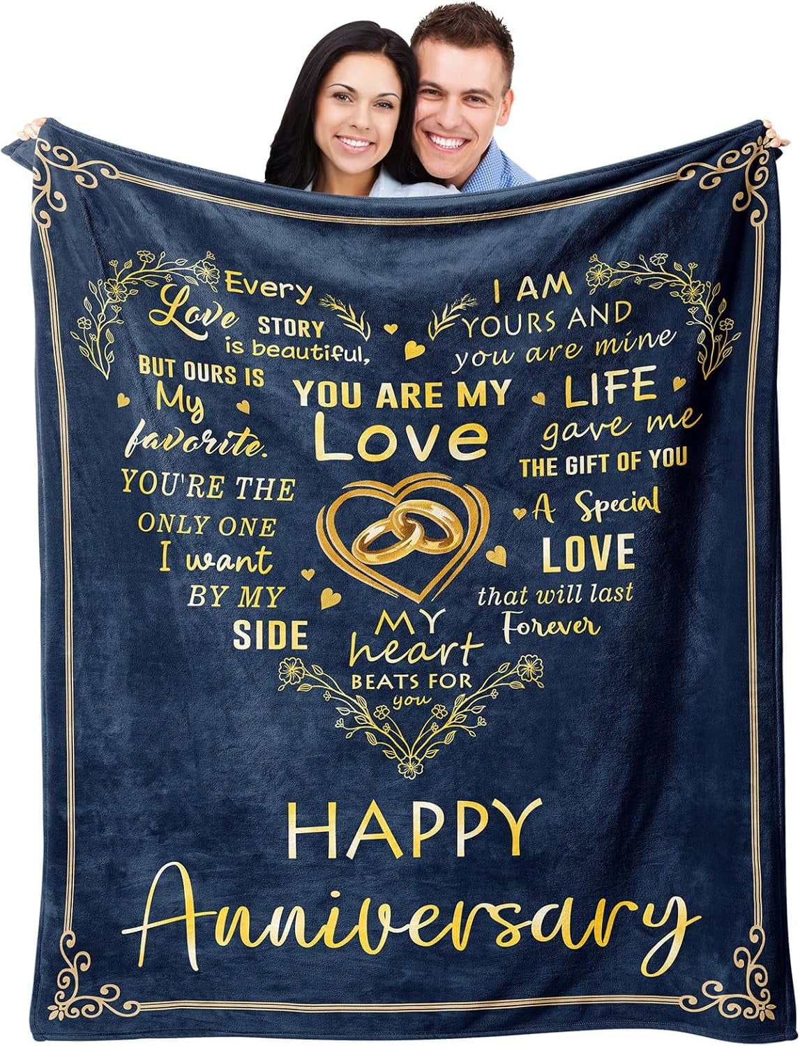 Gifts for 30th Anniversary Blanket, 30th Pearl Wedding Anniversary ...