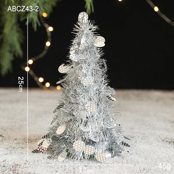 Gifts Under $5 Caoblia Mini Christmas Tree 10 Inch Small Xmas Tree Ornaments and Presents Artificial Christmas Tree for Holiday Indoor Tabletop Party Decor, Christmas Decorations