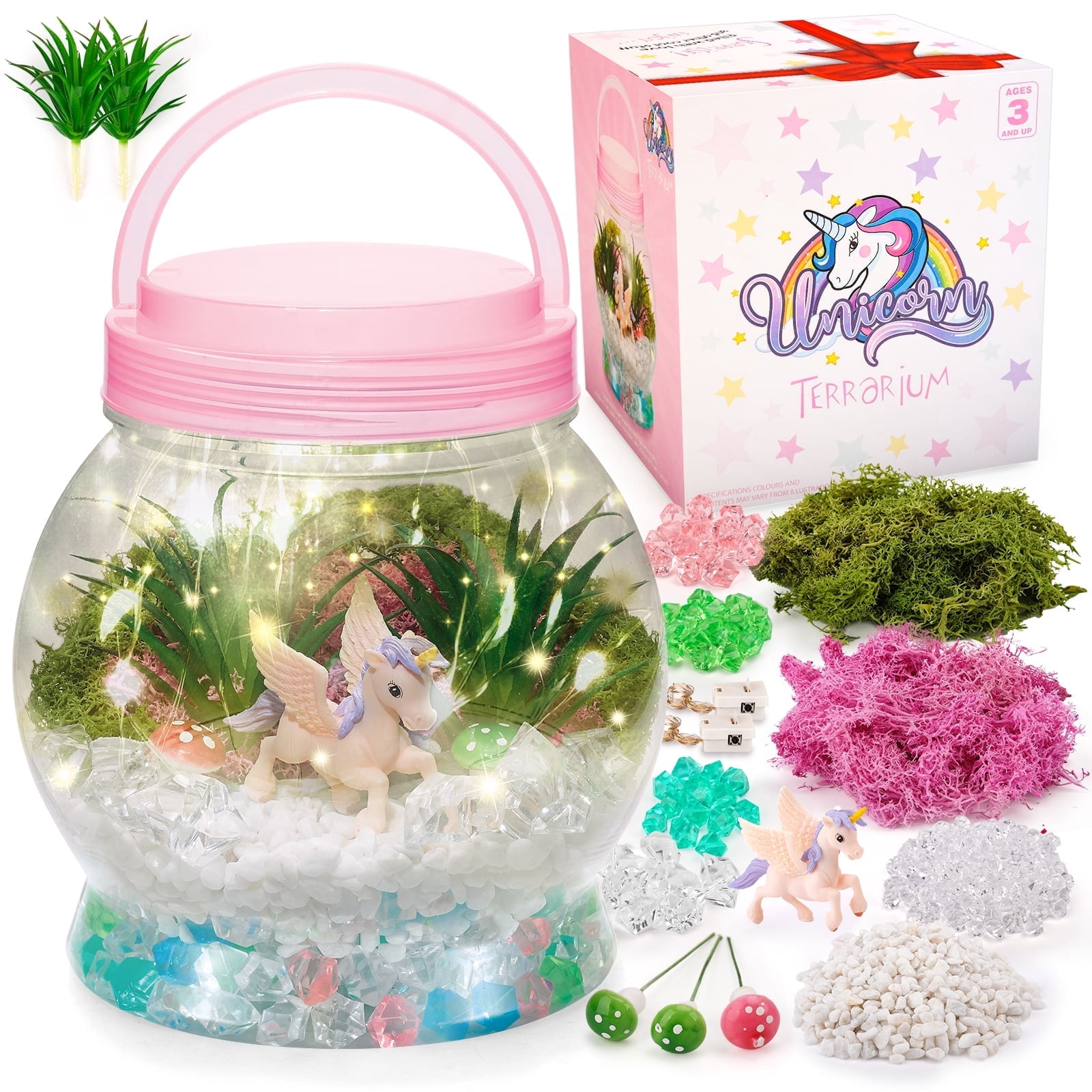 Gifts for 6 7 8 9 10 Year Old Girls, Art and Craft Kits for Kids Night Light Toy Age 5-10 Girl Boy Girlfriend Gift Valentine's Present for Wife Garden Lanterns Birthday Gift for 6-12 Craft Kit