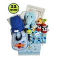 thumbnail image 1 of Gifts Are Blue Baby Boy Bundle Gift Set with Essentials, Toys & Accessories for 1st Year, 12 Items, 1 of 10