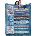 thumbnail image 1 of Gifts for Aunt & Uncle from Niece and Nephew | Best Aunt & Uncle Blanket for Aunt & Uncle with Many Great Words | Thanksgiving Christmas Anniversary Presents for Aunt & Uncle Throw Blanket 50” X 60", 1 of 6