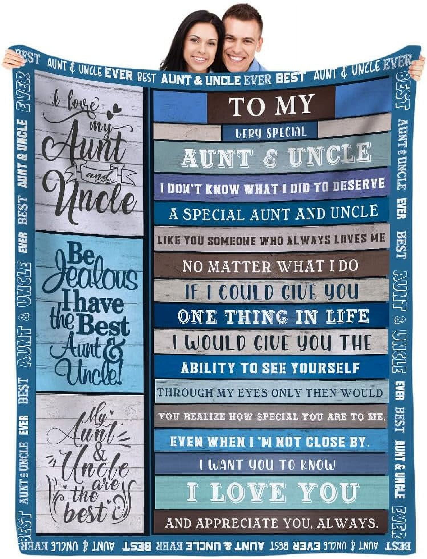 Gifts Aunt Uncle Niece Nephew Best Blanket Many Great Words Thanksgiving Christmas Anniversary Presents Throw 50 X 60 4280cbdb 542f 4c42 b56f e0ed86d34ab0.6344dfee3d11704597a4cced20b20e9a
