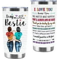 thumbnail image 1 of Gifts For Best Friends Birthday Women - Best Friend Gift, Friend Gifts, Bestie Gifts for Women, BestFriend Friendship Birthday Gifts for Best Friend Woman - 20 oz Stainless Steel Tumbler, 1 of 6