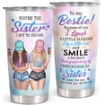 thumbnail image 1 of Gifts for Best Friends Women - Best Friend Christmas Gift - Best Friend Birthday Gifts for Women - Christmas Gifts for Friend, Bestie, BFF - Friend Gifts - Bestfriend Gifts for Women - 20oz Tumbler, 1 of 6