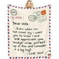 thumbnail image 1 of Gifts Blanket to Wife from Husband, Anniversary Birthday Gifts for Wife, Presents for Wife Mother''s Day,Christmas, Valentines, Soft Flannel Throw Blanket Bed Wife Blanket Gift(60\u2018‘x80''''), 1 of 6