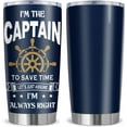 thumbnail image 1 of Gifts for Boat Owners, Captain Gifts, Boat Gifts, Boat Stuff, Captain Tumbler 20Oz, Boat Accessories Gifts for Men, Boater Gifts, Boat Captain Gifts for Men, Gifts for Boat Lovers, 1 of 7