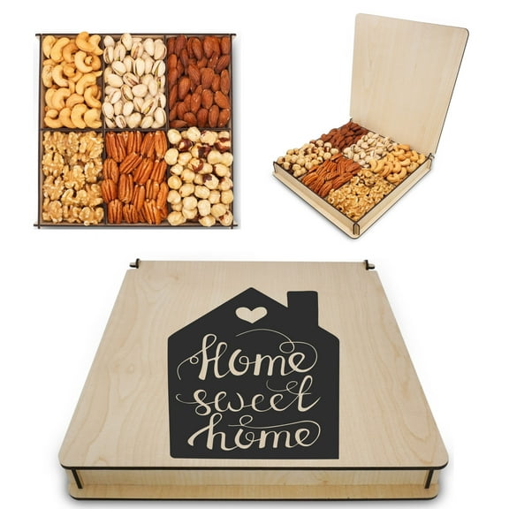 Gifts Boxes, House Warming Gifts, New Home Unique, Housewarming Gift Baskets for Couples, Mothers, Fathers, Snack Boxes, Fresh Healthy