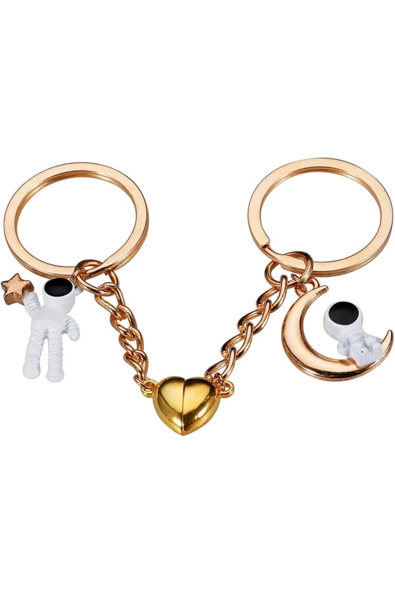 Gifts for Boyfriend from Girlfriend Gifts for Husband Wife One Year Anniversary Astronaut Magnetic Matching Couple Keychain Valentines Gifts for Couples Birthday Gift for Her Him Best Friend Christmas