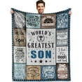 thumbnail image 1 of Gifts for Brother Adult, Birthday Gifts for Brother from Brother Sister, Gifts for My Brother, Brother GIFS for Fathers Day Christmas, Brother Blanket 60X50”, 1 of 5