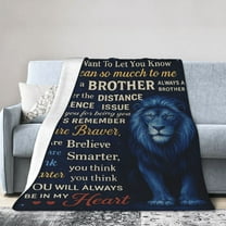 Gifts for Brother - Big Brother Gift Blanket - Birthday Gifts for Brother - Gift for Brother from Sister Brother- Funny Brother Presents - Cool Little Brothers Graduation Gi 50x40