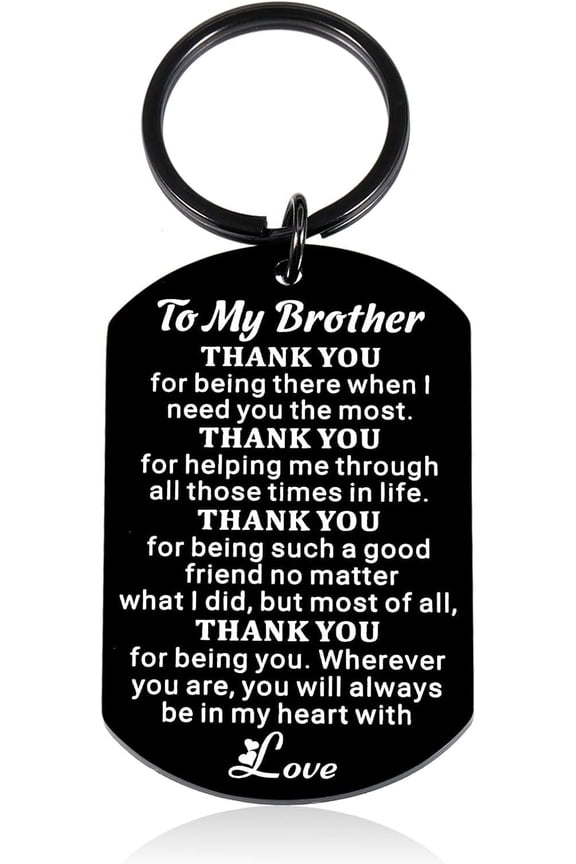 Gifts for Brother Big Brother Keychain from Sister Christmas Gifts for Brother Stocking Stuffers Birthday Gifts for Brother from Sister Brother of the Bride Gifts Brother Wedding Gift from Sister