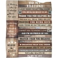 thumbnail image 1 of Gifts for Brother Blanket, Brother Gifts from Sister, Gifts for Brother Blanket- Big Brother Gift - Brother Gifts - to My Brother Throw Blanket Birthday Graduation Gifts for Brother Adult 60"x 50", 1 of 6