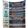 thumbnail image 1 of Gifts for Brother, Brother Gifts Blanket 50"x60", Brother Gifts from Sister, Big Brother Gift, Brother Birthday Gift, Birthday Gifts for Brother, Brother Gifts Christmas,Best Brother Ever Gift, 1 of 6