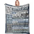 thumbnail image 1 of Gifts for Brother in Law Blanket - Brother in Law Christmas Birthday Gift - Brother in Law Gifts - to My Brother in Law - Brother in Law Gift Ideas - 60"x50", 1 of 6