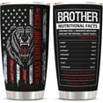 thumbnail image 1 of Gifts For Brother Tumbler, Brother Gifts From Sister, Big Brother Gift, Best Gifts For Brother Adult, Cool Brother Graduation/Birthday Gift From Brother - To My Brothers Coffee Cup 20oz, 1 of 6