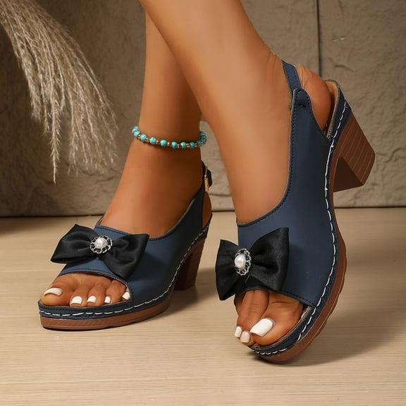 Sandals for Women, Fashion Women Casual Round Head Comfy Sandals Beach Casual Sandals Shoes