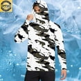 thumbnail image 1 of Gifts Clearance Sun Protection Clothing Men's Summer Sunscreen Is Lightweight Breathable Long Sleeve With A Mask Hooded Blouse, 1 of 6