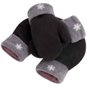 Gifts for Couples Couple Gloves Romantic Hand Mittens Double Layer Thickened Fleece, Couple Gifts for Christmas Valentines Day Gift for Skiing Hiking Camping and Romantic Walks