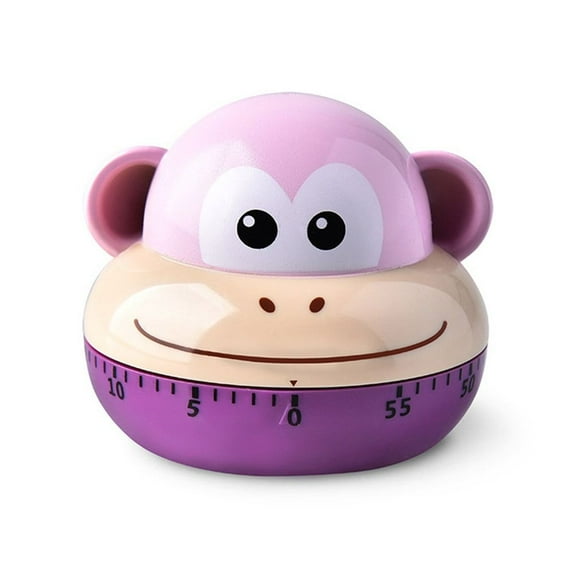 Gifts Cute Animal Digital Cooking Timer Mechanical Timer Kitchen Food Timer Manual Timer LITTLE MONKEY