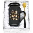 thumbnail image 1 of Gifts for Dad - Best Dad Ever Coffee Mugs, Mug Gifts for Dad, Christmas Gifts, Birthday Gifts, Fathers Day Gifts, RollyDanCT Black 14 fl oz Coffee Mug Ceramic Mugs Tea Cup, 1 of 10