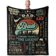 thumbnail image 1 of Gifts for Dad - Dad Birthday Gift - Dad Gifts from Daughter/Son - Birthday Gifts for Dad - Dad Blanket- Gifts for Dad Who Wants Nothing - Best Dad Ever Gifts - Papa/Father Gifts Blanket 50" x 60", 1 of 5