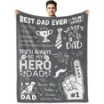 thumbnail image 1 of Gifts for Dad Birthday Gifts for Dad Fathers Day Blanket Gifts for Dad from Daughter Son Best Dad Ever Gifts for Dad Who Have Everything Christmas Valentine''s Day Gifts for Dad Blanket 50"x60", 1 of 6
