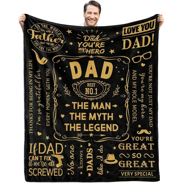 Gifts for Dad Blanket,Birthday Gifts for Dad,Dad Gifts from Daughter