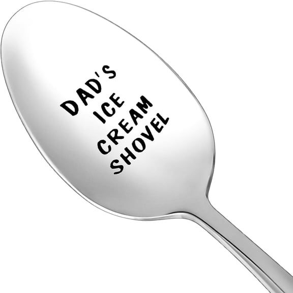 Gifts for Dad,Christmas Stocking Stuffers for Men from Daughter Son,Long Handle Heavy Duty Stainless Steel Dads Ice Cream Shovel for Fathers Day Birthday Husband  Year Gifts