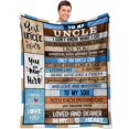 thumbnail image 1 of Gifts for Dad, Cool Dad Birthday Gift Idea, Gifts for Dad Who Wants Nothing, Best Dad Ever Gifts from Daughter Son, Dad Father’s Day Christmas Day Gift Blanket 50"x60", 1 of 5