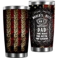 thumbnail image 1 of Gifts for Dad - Cool Fathers Day Christmas Birthday Gift for Dad from Daughter, Son - Unique Gifts Idea for New Dad Father Papa Men, Best Dad Ever Presents 20 oz Stainless Steel Tumbler, 1 of 6