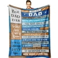 thumbnail image 1 of Gifts for Dad, Dad Birthday Gift, Dad Gifts, Birthday Gifts for Dad, Dad Gifts from Daughter Son, Gifts for Dads Birthday/Fathers Day/Christmas/Valentine, Father Gifts, Dad Blanket 50" X 60", 1 of 1
