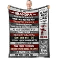 thumbnail image 1 of Gifts for Dad, Dad Gifts from Daughter Son, Dads Birthday Gift, Happy Father Day Christmas Birthday Gifts for Dads Who Wants Nothing, Best Daddy Father Ever Gifts Throw Blanket 60"X50", 1 of 6