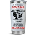 thumbnail image 1 of Gifts For Dad - Dad Joke Birthday Gifts for Dad - Fathers Day Gift From Daughter Son Wife Christmas Gifts For Dad Funny Gifts For Men- Stainless Steel Tumbler 20oz For Dad., 1 of 6