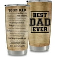 thumbnail image 1 of Gifts for Dad from Daughter- Best Dad Ever \u2013 Father‘s Day Christmas Birthday Gifts for Dad, Dad Birthday Gifts Idea, Dad Stainless Steel Tumbler 20oz for Men, 1 of 6